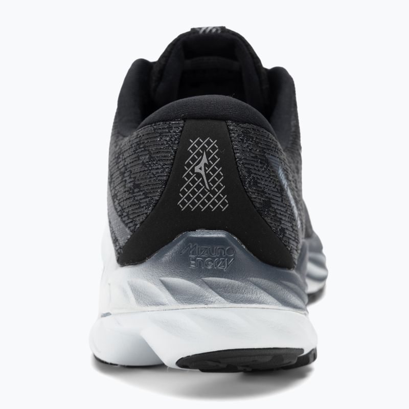 Чоловічі бігові кросівки Mizuno Wave Inspire 19 2E чорний / льодовиковий хребет / ілюзія синій 7