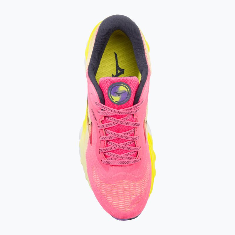 Кросівки для бігу жіночі Mizuno Wave Sky 7 highvpink/ombre blue/bolt2neon 7