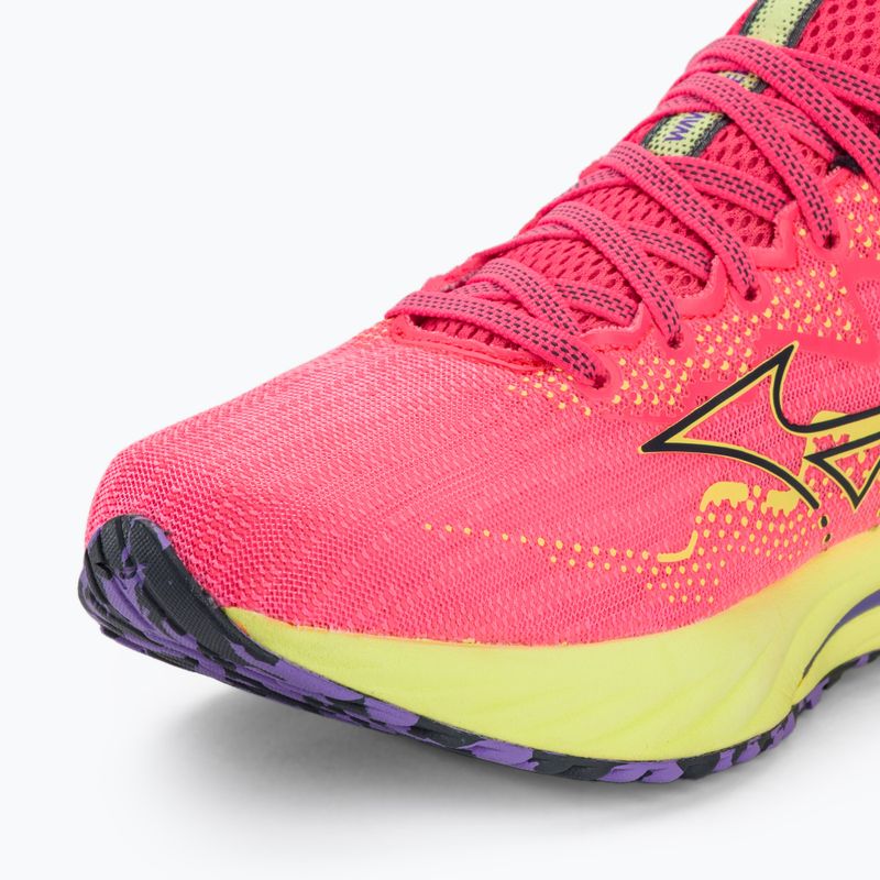 Жіночі бігові кросівки Mizuno Wave Rider 27 h-vpink/blue/luminous 7
