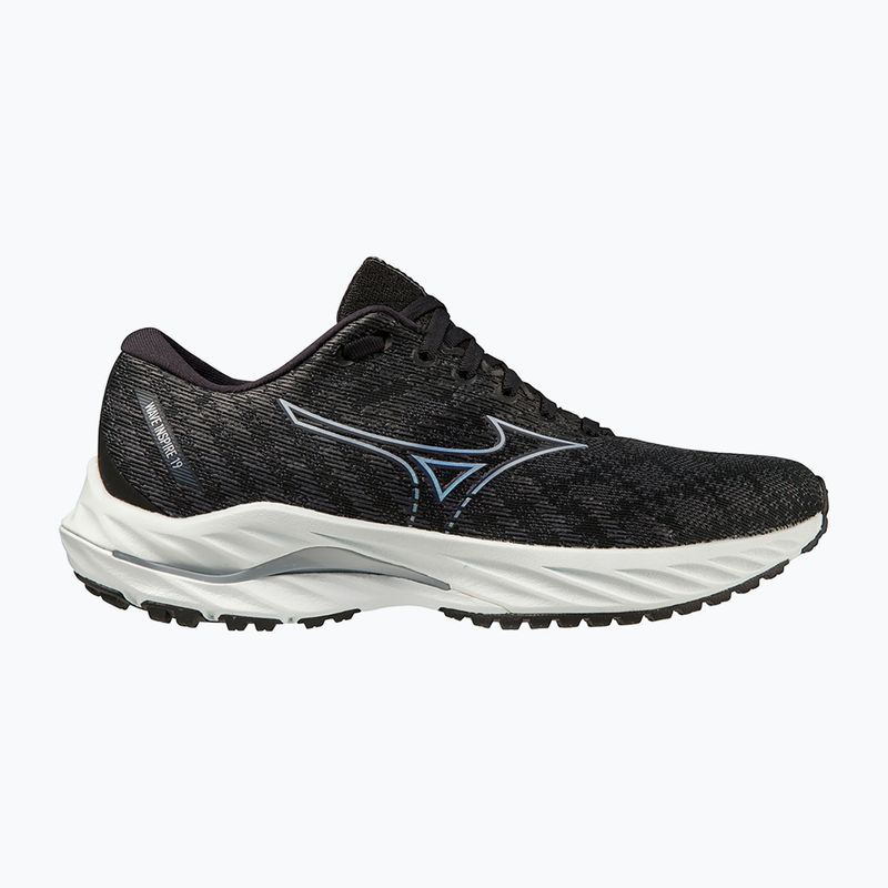 Кросівки для бігу жіночі Mizuno Wave Inspire 19 D black/ silver/ snowcrest 8