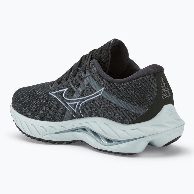 Кросівки для бігу жіночі Mizuno Wave Inspire 19 D black/ silver/ snowcrest 3