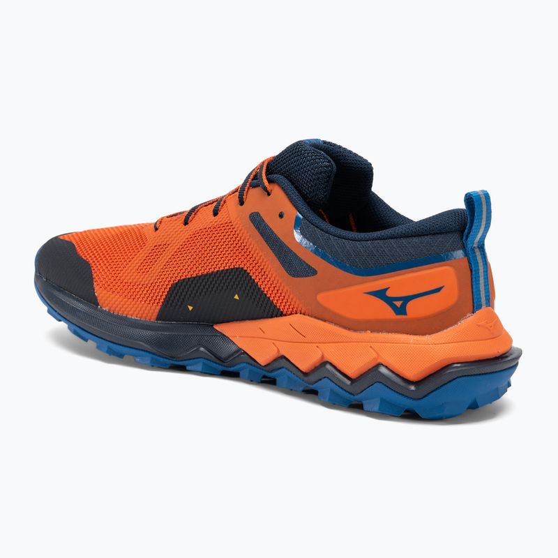 Чоловічі кросівки Mizuno Wave Ibuki 4 tigerlily/dblue/sblue 3