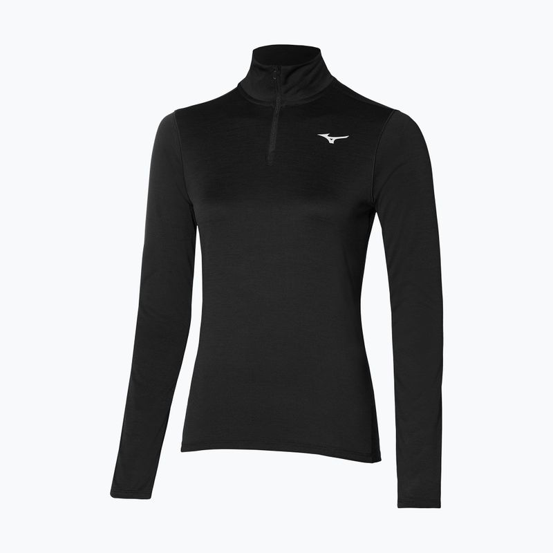 Кофта для бігу жіноча Mizuno Impulse Core Half Zip black