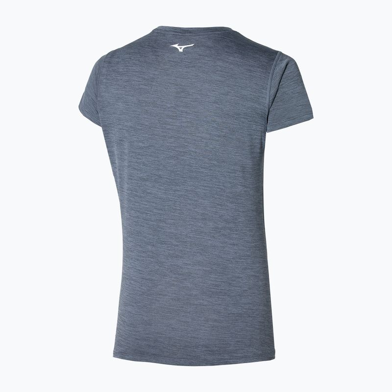 Жіноча футболка Mizuno Impulse Core Tee темно-синя 2