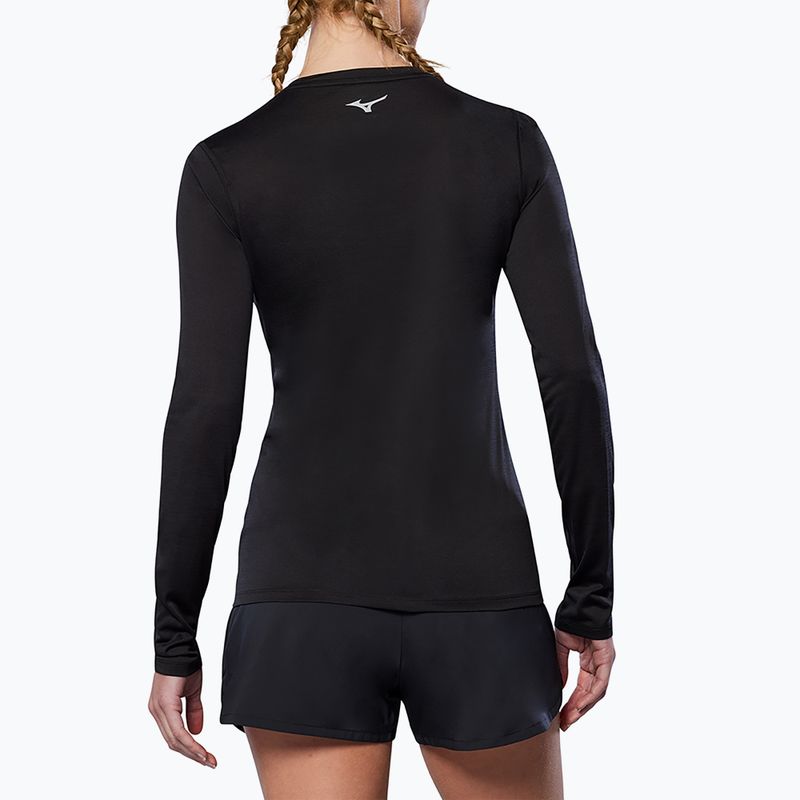 Лонгслів жіночий Mizuno Impulse Core LS Tee black 2