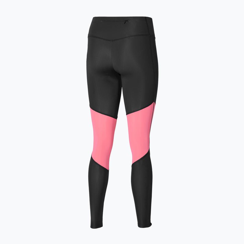 Жіночі легінси Mizuno Core Long Tight black/sangria sunset 2