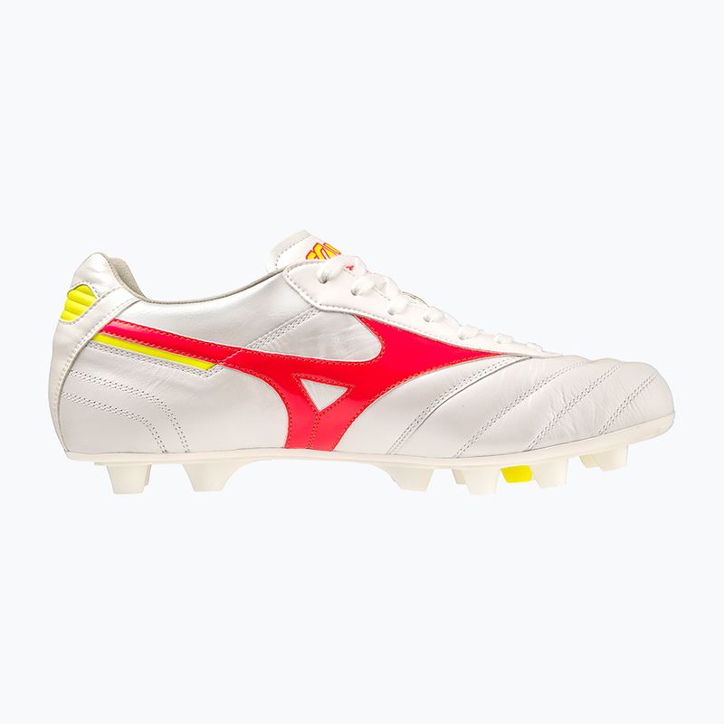 Чоловічі футбольні бутси Mizuno Morelia II Elite MD білі/квітковий корал2/болт2 8