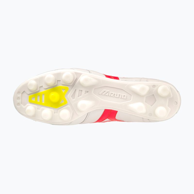 Чоловічі футбольні бутси Mizuno Morelia II Elite MD білі/квітковий корал2/болт2 12
