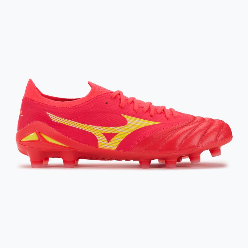 Чоловічі футбольні бутси Mizuno Morelia Neo IV Beta Elite MD flery coral2/bolt2/flery coral2 2