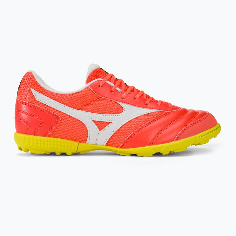 Кросівки футбольні чоловічі Mizuno Morelia Sala Club TF neon flame/white 2