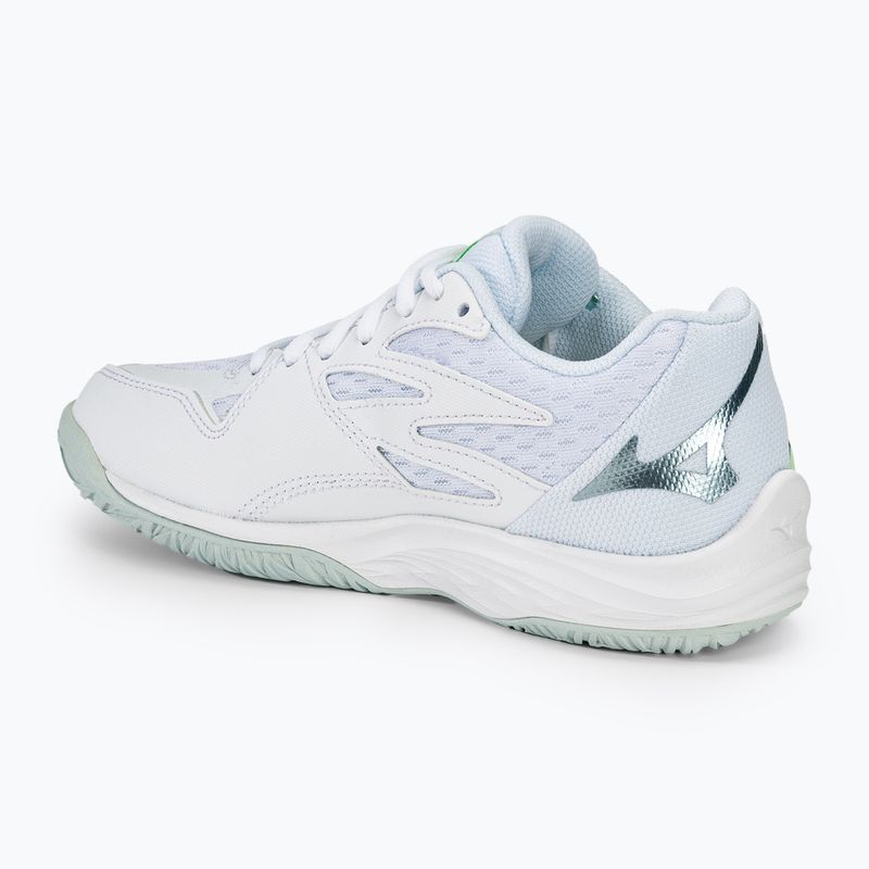 Дитячі волейбольні кросівки Mizuno Lightning Star Z7 JR білі/сірі/зелені 3