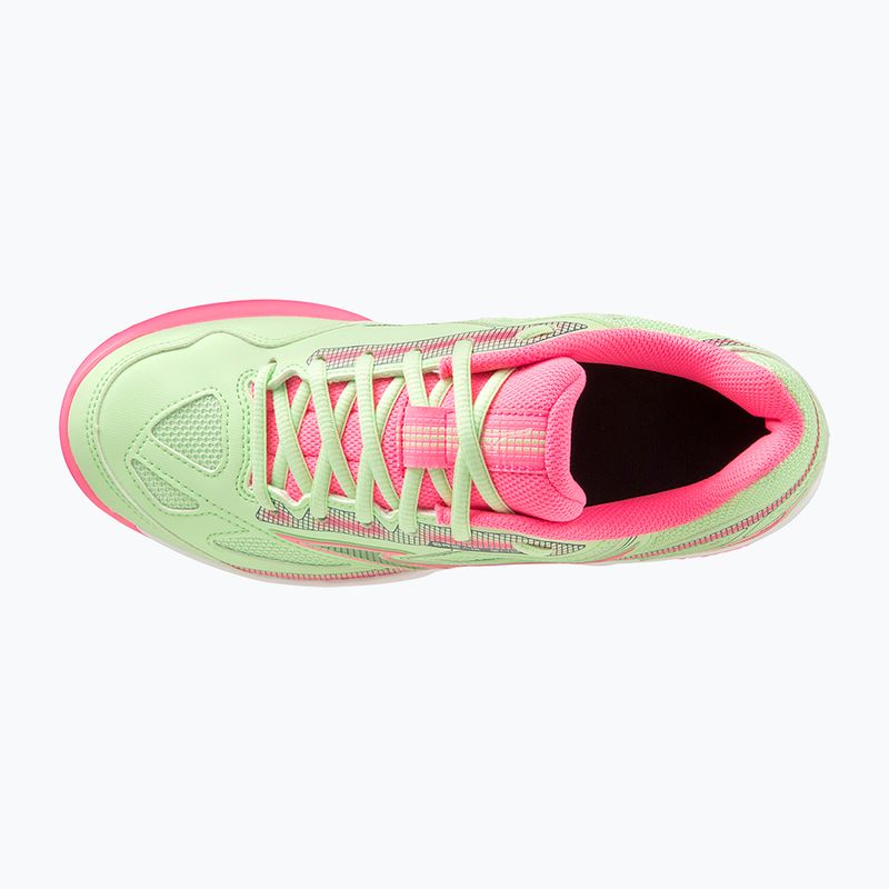 Кросівки для гри в падел Mizuno Break Shot 4 Padel patina green/high vis pink/white 3