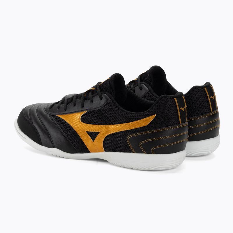 Чоловічі футбольні бутси Mizuno Morelia Sala Club IN black/mp gold 3