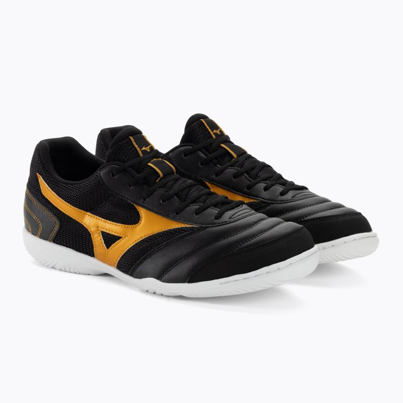 Чоловічі футбольні бутси Mizuno Morelia Sala Club IN black/mp gold 4