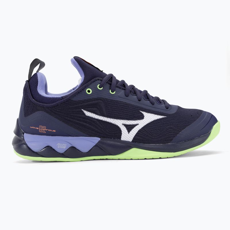 Кросівки баскетбольні Mizuno Wave Luminous 2 evening blue/tech green/lolite 2