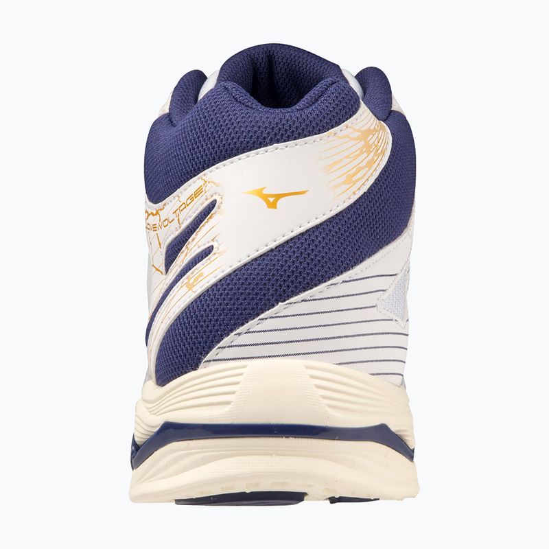 Чоловічі волейбольні кросівки Mizuno Wave Voltage Mid білі/синя стрічка/золото 8