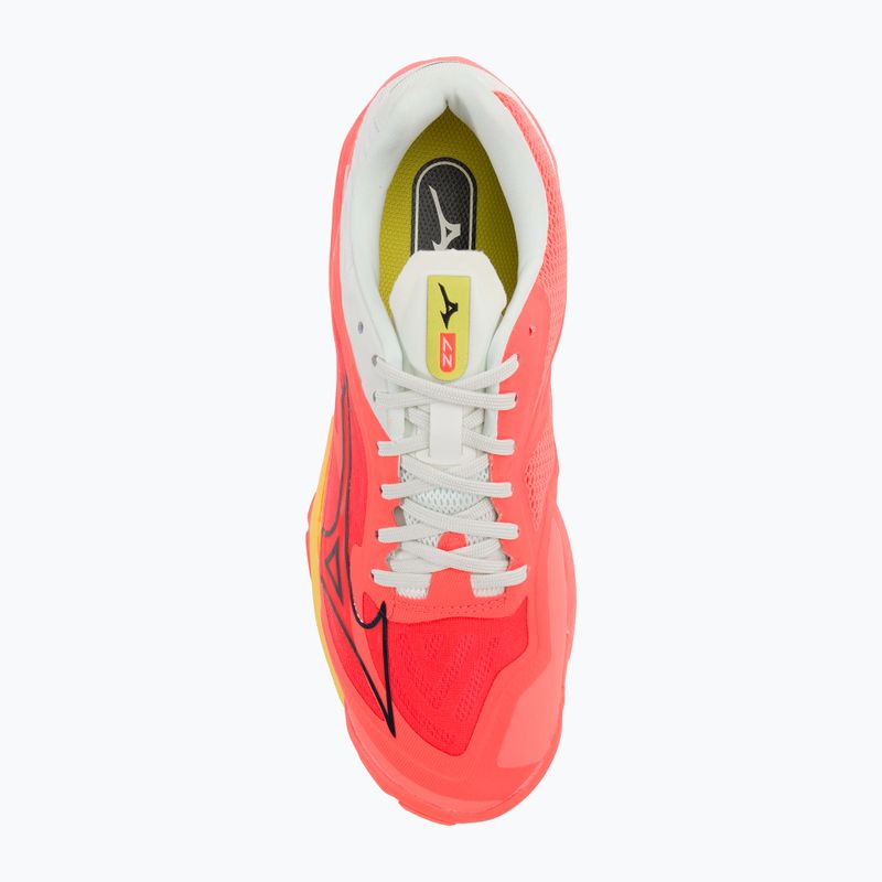 Кросівки волейбольні чоловічі Mizuno Wave Lightning Z7 neon flame / black / bolt2 neon 7