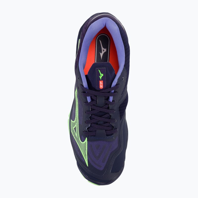 Кросівки волейбольні чоловічі Mizuno Wave Lightning Z7 evening blue / tech green / lolite 7