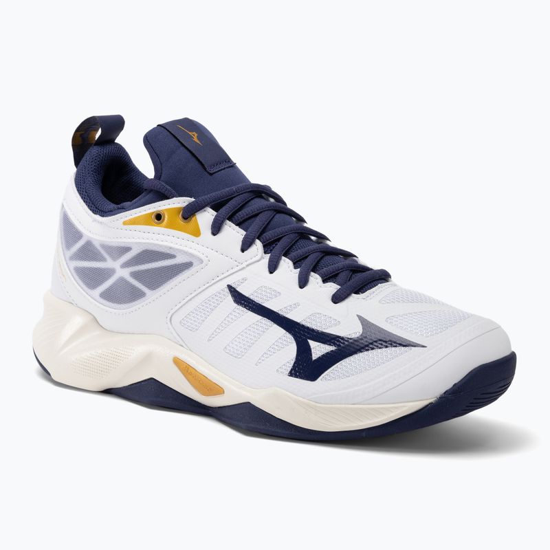 Жіночі волейбольні кросівки Mizuno Wave Dimension білі/синій/золото