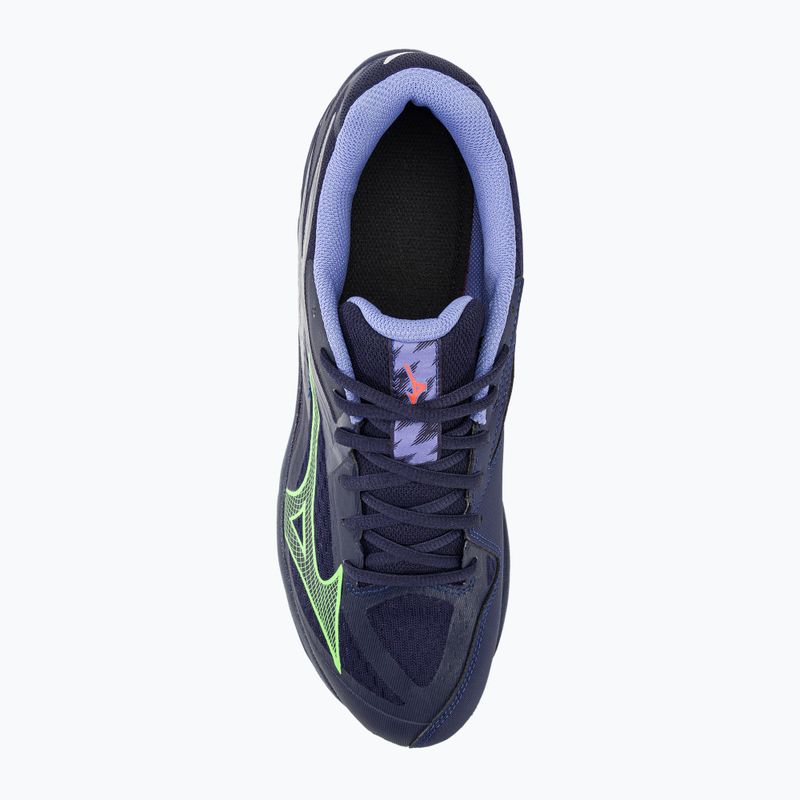 Кросівки баскетбольні чоловічі Mizuno Thunder Blade Z evening blue/tech green/ olite 7