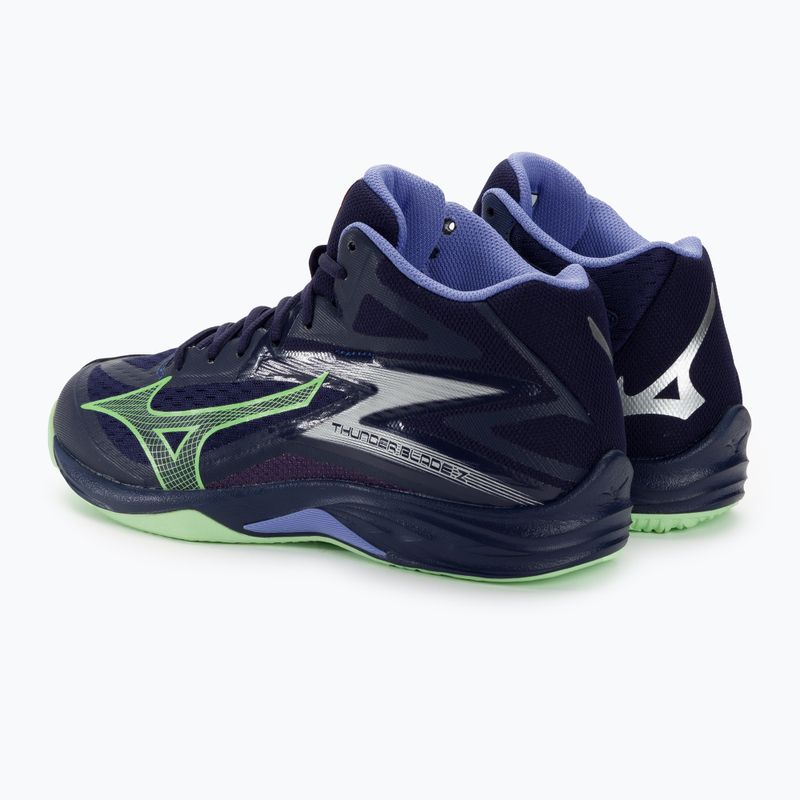 Кросівки баскетбольні чоловічі Mizuno Thunder Blade Z Mid evening blue/tech green/lolite 4