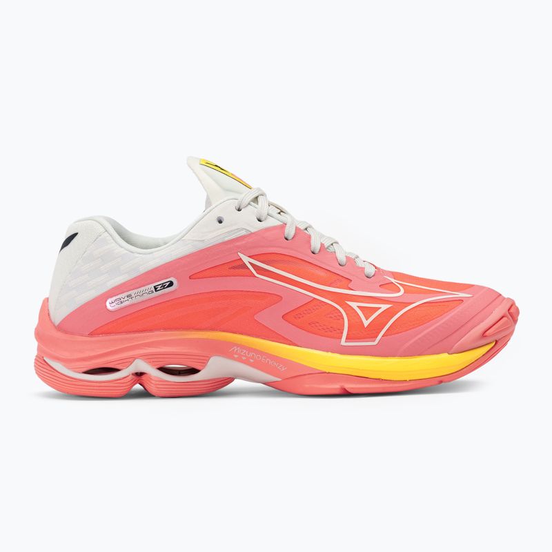 Жіночі волейбольні кросівки Mizuno Wave Lightning Z7 candycoral/black/bolt2neon 2