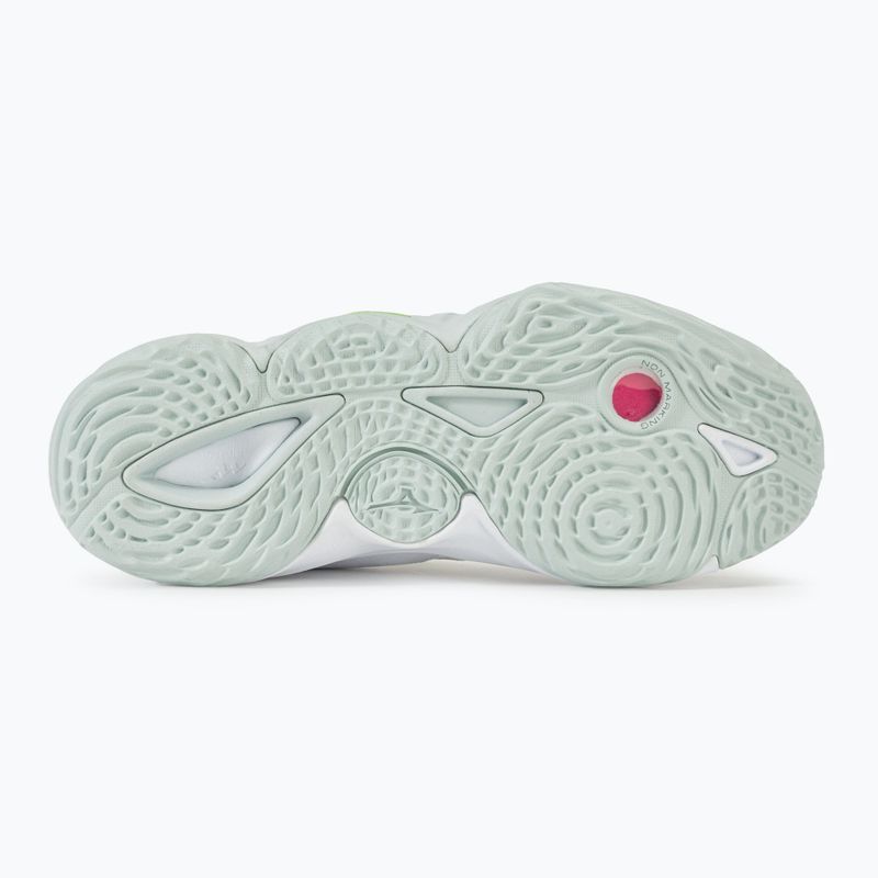 Кросівки волейбольні жіночі Mizuno Wave Momentum 3 Mid white/glacial/pantinagreen 4