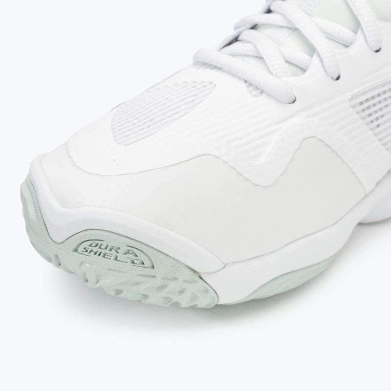 Кросівки волейбольні жіночі Mizuno Wave Momentum 3 Mid white/glacial/pantinagreen 7