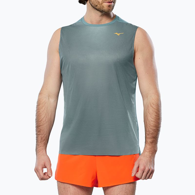 Танк топ для бігу чоловічий Mizuno Aero Tank lead