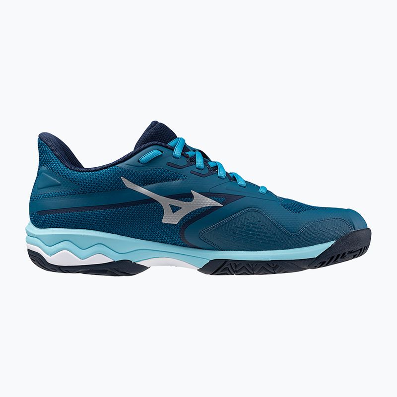 Кросівки тенісні чоловічі Mizuno Wave Exceed Light 2 AC moroccan blue/white/bluejay 9