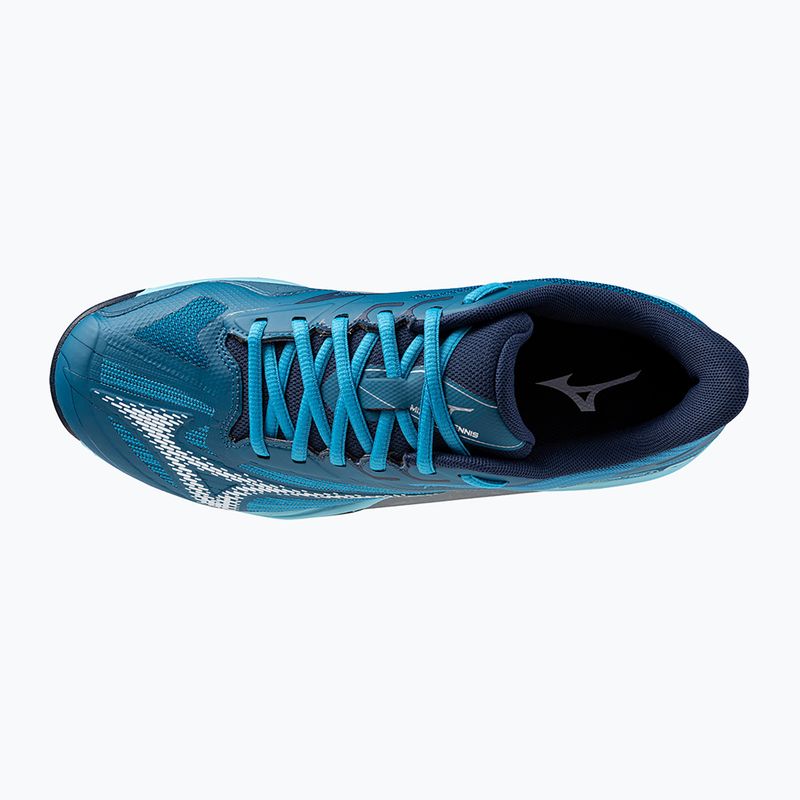 Кросівки тенісні чоловічі Mizuno Wave Exceed Light 2 AC moroccan blue/white/bluejay 11