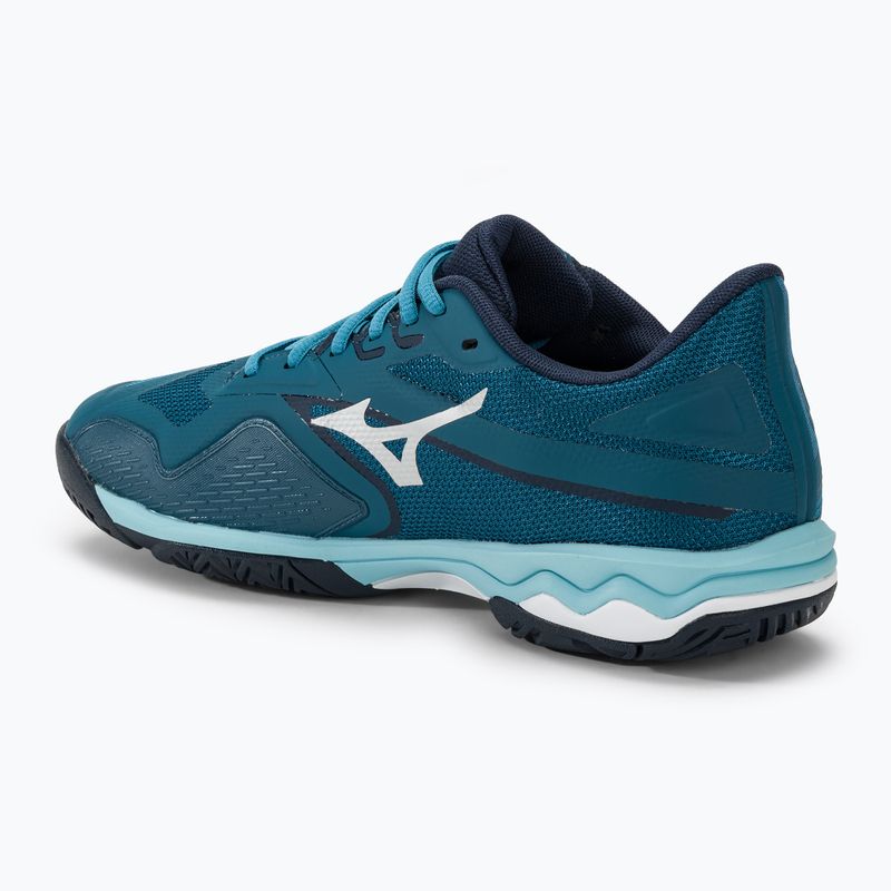 Кросівки тенісні чоловічі Mizuno Wave Exceed Light 2 AC moroccan blue/white/bluejay 3