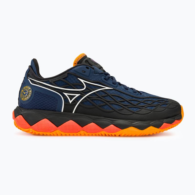Кросівки для гри в падел чоловічі Mizuno Wave Enforce Tour Padel dress blues / white / carrot curl 2