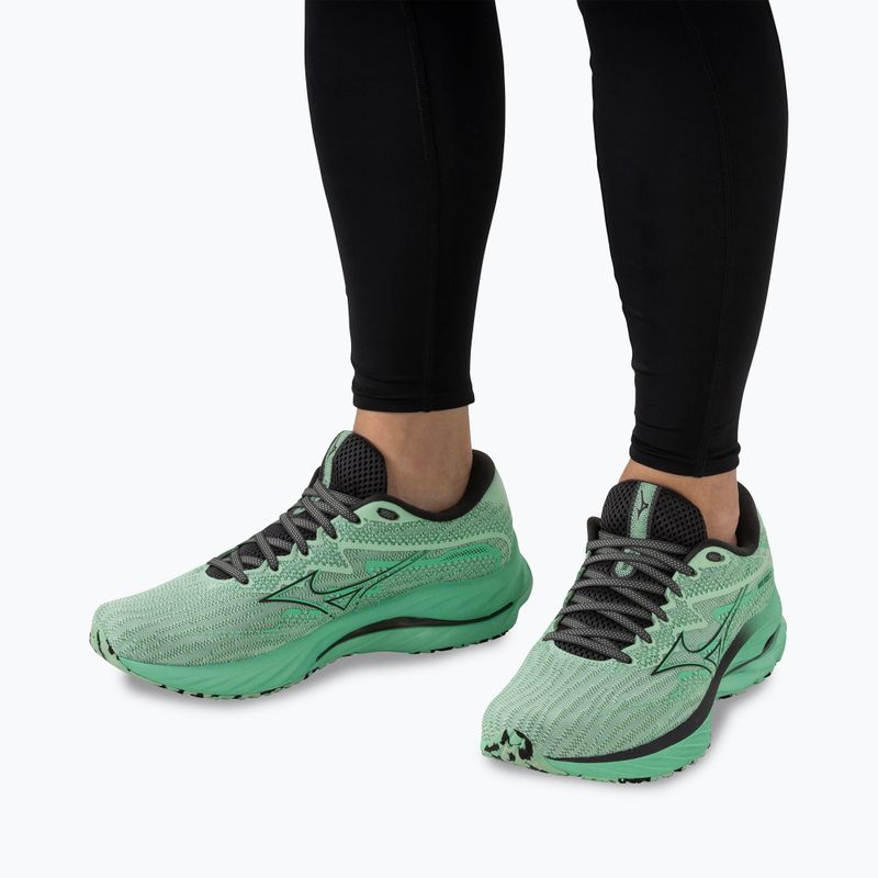 Чоловічі кросівки Mizuno Wave Rider 27 сірий нефрит/чорна устриця/нефритовий крем 7