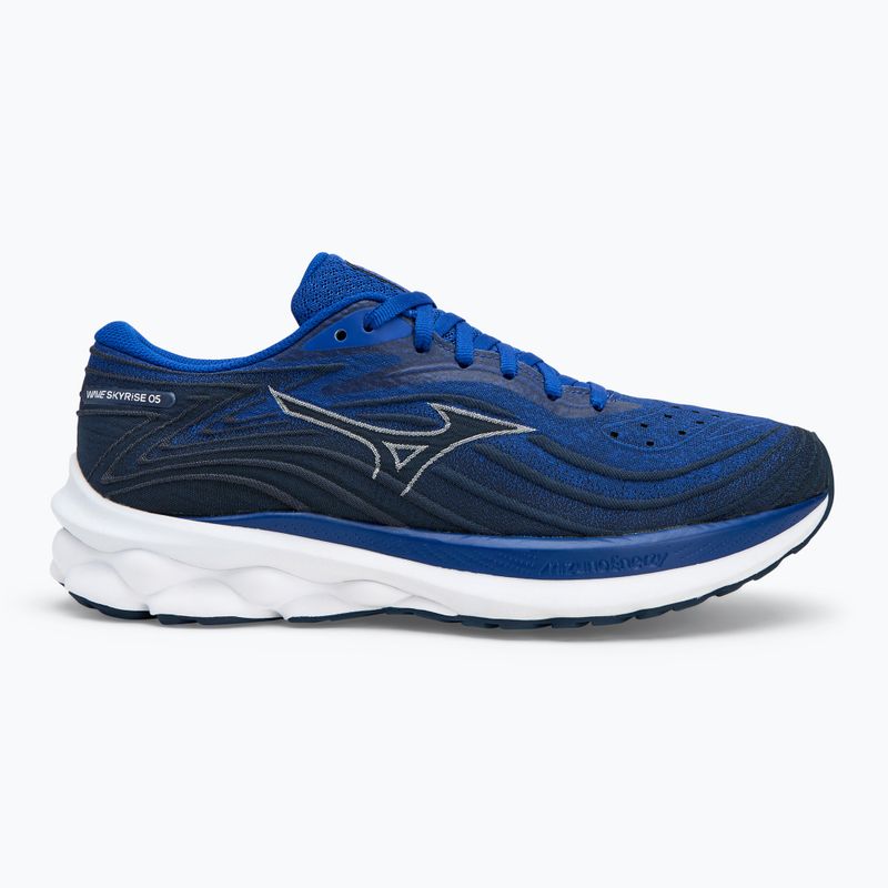 Кросівки для бігу чоловічі Mizuno Wave Skyrise 5 surf the web/ white/ india ink 2