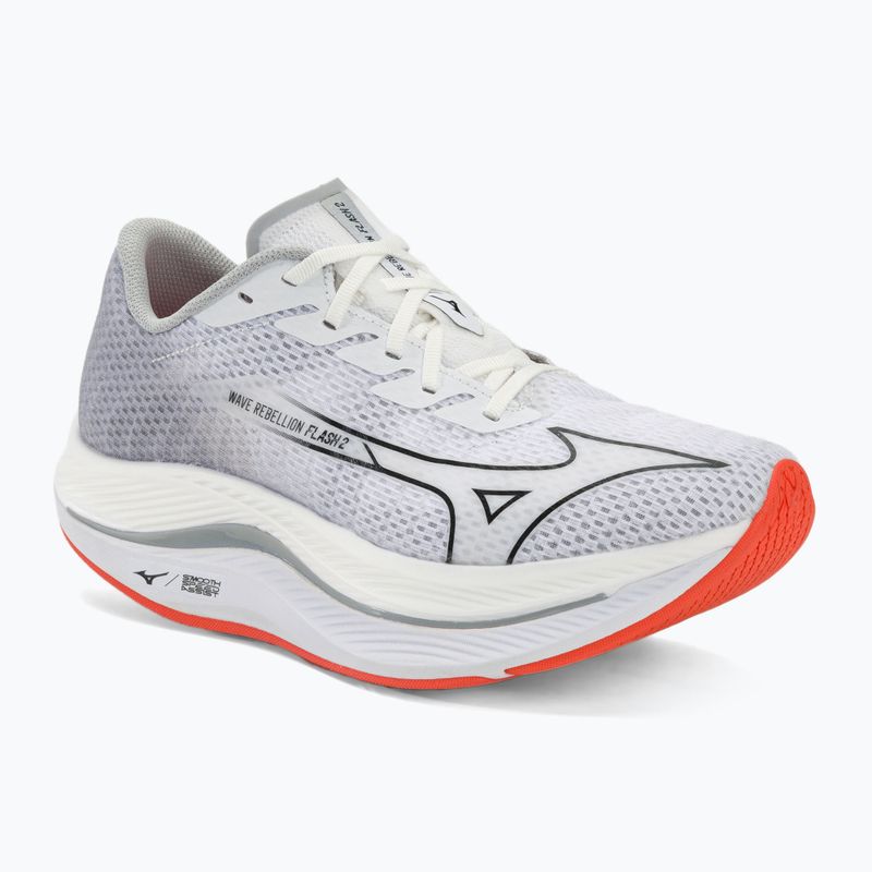 Чоловічі бігові кросівки Mizuno Wave Rebellion Flash 2 білий/чорний/портовий туман