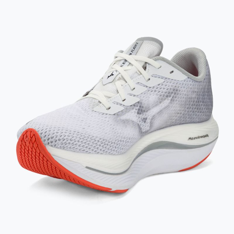 Чоловічі бігові кросівки Mizuno Wave Rebellion Flash 2 білий/чорний/портовий туман 7