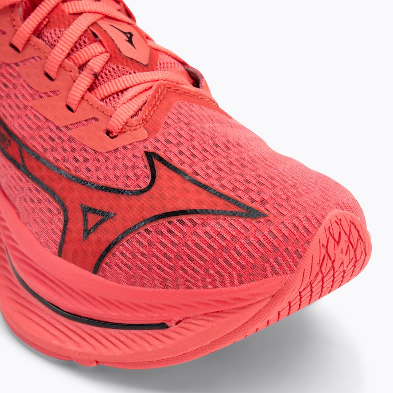 Бігові кросівки Mizuno Wave Rebellion Flash 2 дубаррі / чорний / журавлина 7