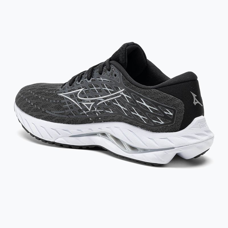 Чоловічі бігові кросівки Mizuno Wave Inspire 20 чорне дерево/білий/чорний 3