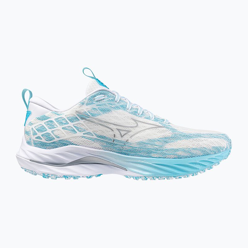 Бігові кросівки Mizuno Wave Inspire 20 SP білий/сріблястий/блакитне сяйво 9