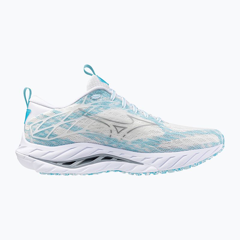 Бігові кросівки Mizuno Wave Inspire 20 SP білий/сріблястий/блакитне сяйво 10