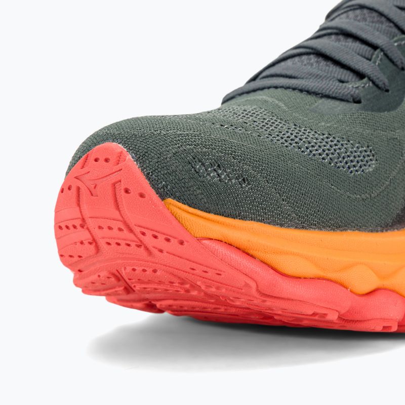 Жіночі бігові кросівки Mizuno Wave Sky 7 турбулентність/білий/морквяний завиток 9