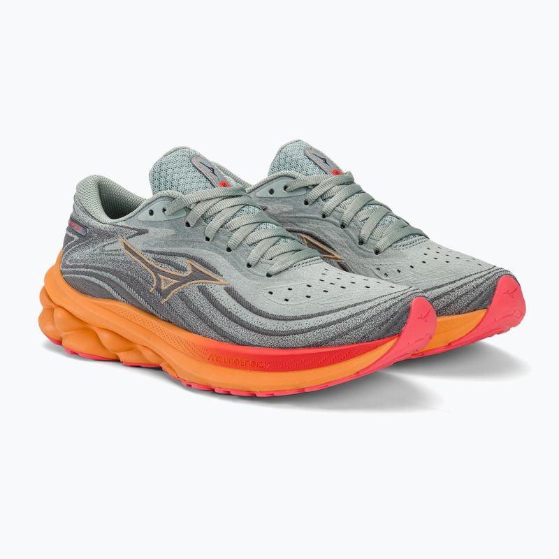 Жіночі бігові кросівки Mizuno Wave Skyrise 5 abyss/dubarry/carrot curl 4