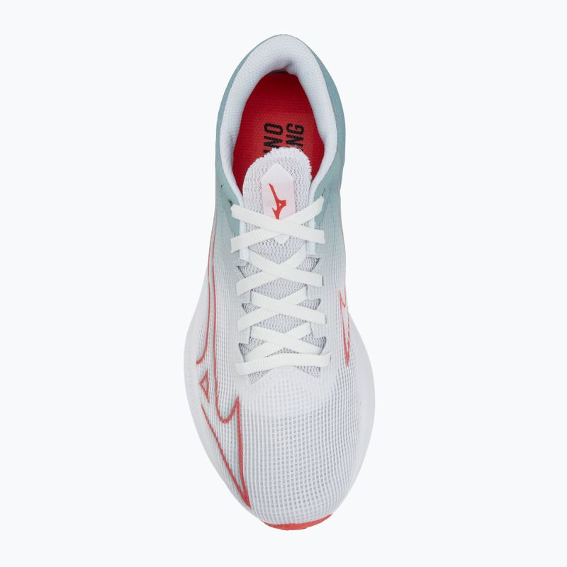 Кросівки для бігу жіночі Mizuno Wave Rebellion Sonic 2 river white/cayenne/gray mist 5