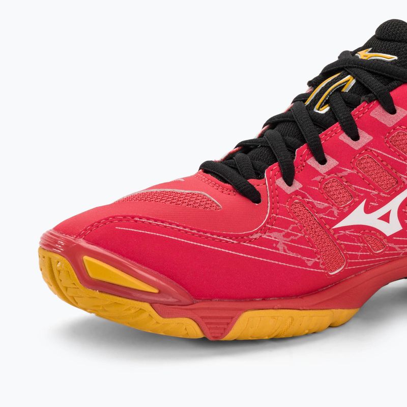 Кросівки для волейболу чоловічі Mizuno Wave Voltage radiant red/white/carrot curl 7