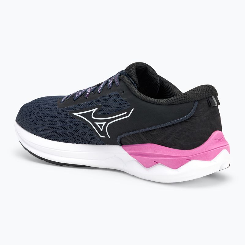 Жіночі бігові кросівки Mizuno Wave Revolt 3 темно-синій півонія/білий/бутон троянди 3
