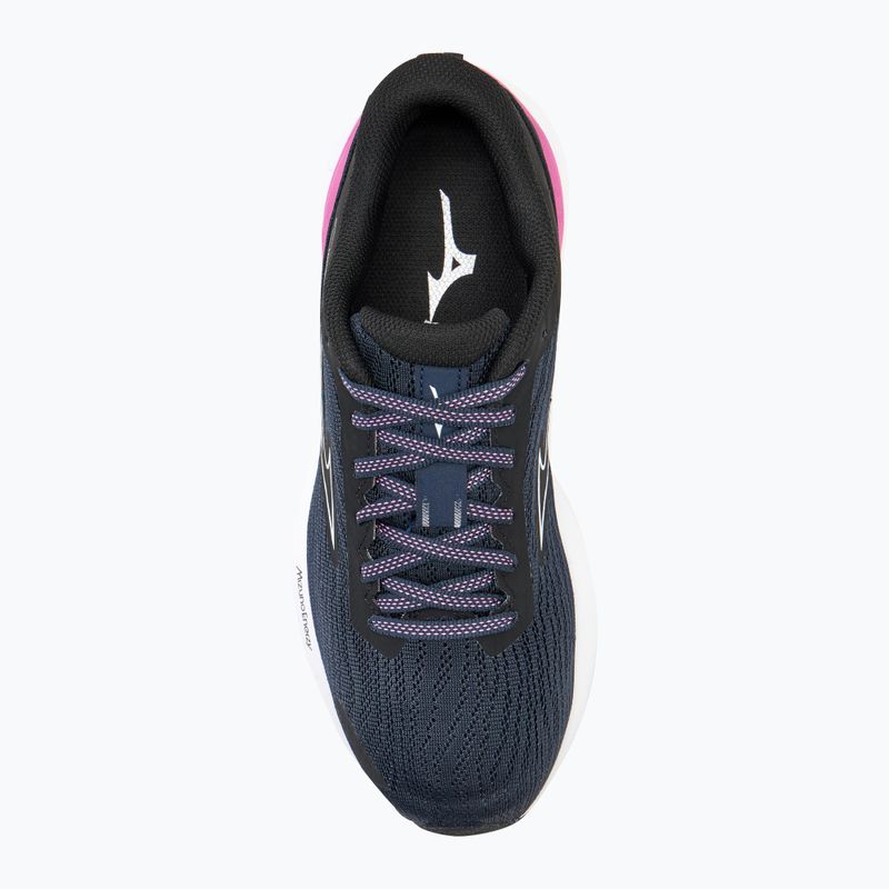 Жіночі бігові кросівки Mizuno Wave Revolt 3 темно-синій півонія/білий/бутон троянди 5