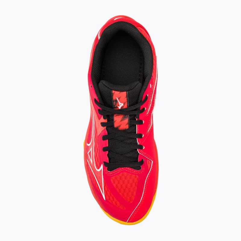 Кросівки волейбольні чоловічі Mizuno Thunder Blade Z radiant red/white/carrot curl 5