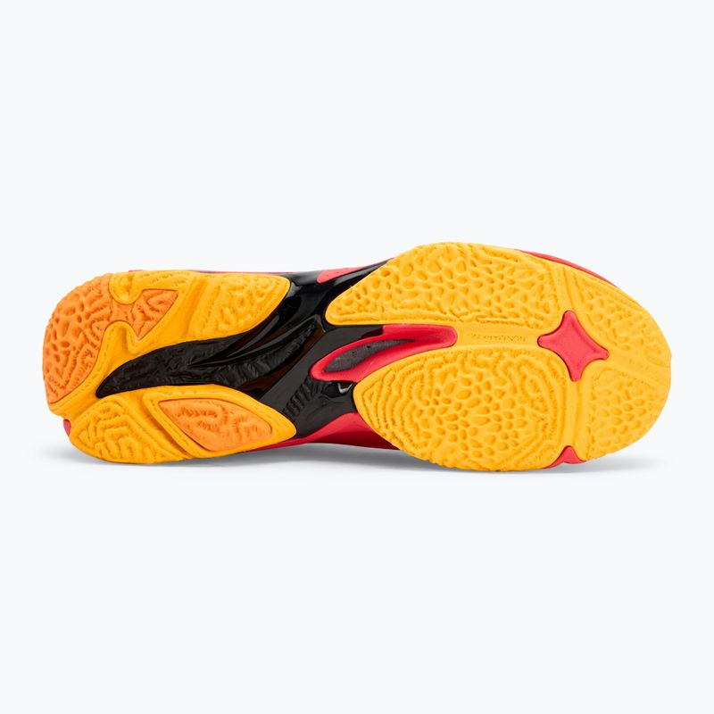 Волейбольні кросівки Mizuno Wave Lightning Z8 сяючі червоні / білі / морквяний завиток 4