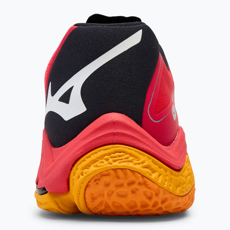 Волейбольні кросівки Mizuno Wave Lightning Z8 сяючі червоні / білі / морквяний завиток 6